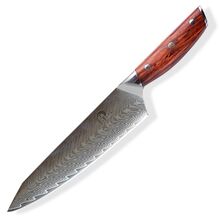 Kuchařský nůž Chef Kiritsuke, Dellinger Rose-Wood Damascus