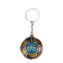 Marvel Přívěšek na klíče - štít Kapitan Amerika Mosaz