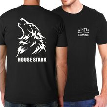Pánské tričko Hra o Trůny House Stark Černá