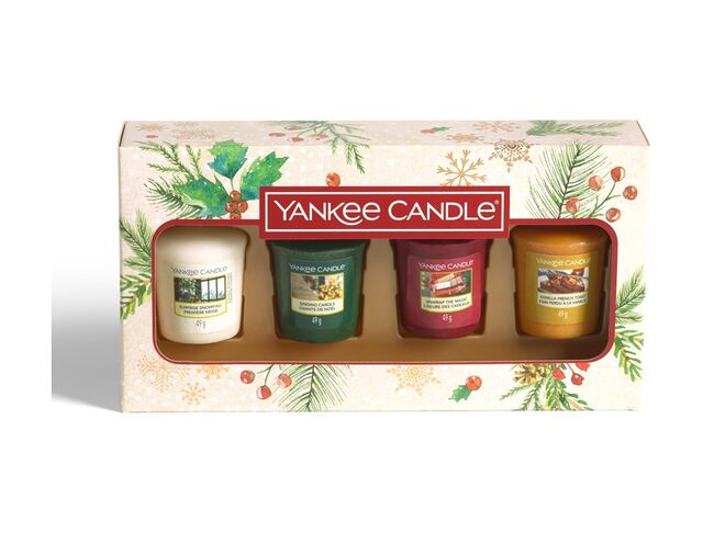 Yankee candle DS votiv 4ks Vánoční dárková sada 2020