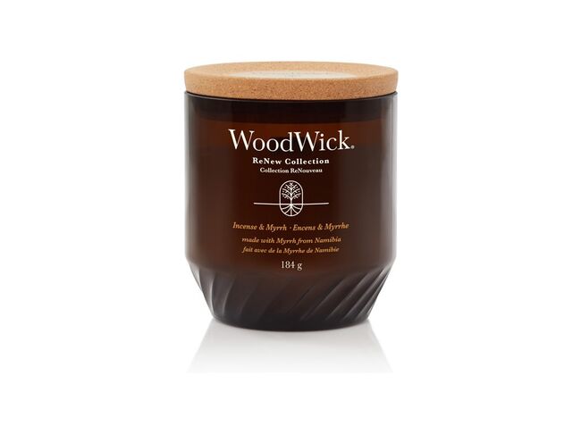 WoodWick Střední svíčka ReNew Incense & Myrrh