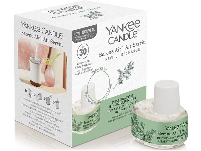 Yankee candle Náplň do difuzéru Serene Air - Restorative Hinoki & Juniper