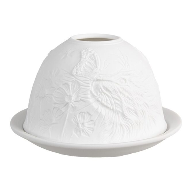 Porcelánový svícen na čajovou svíčku Kočka