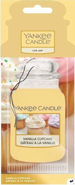Yankee candle VANILLA CUPCAKE VŮNĚ DO AUTA - PAPÍROVÁ AUTO VISAČKA
